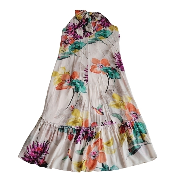 Trina Turk Rosales Floral Silk Midi Dress - Picture 3 of 9
